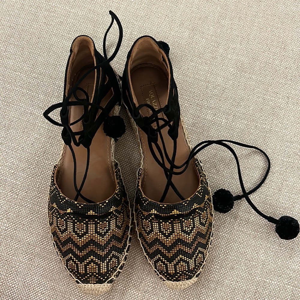 Aquazzura - Wedges / Sandals / Espadrilles - Size 37